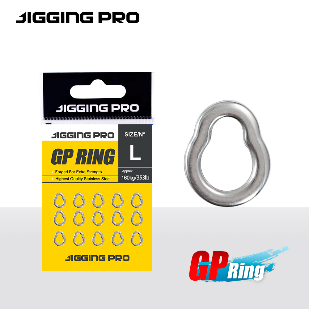 JIGGING PRO 15Pcs GP Solid Rin - Fishing Equipment Cheap ulasan dan harga