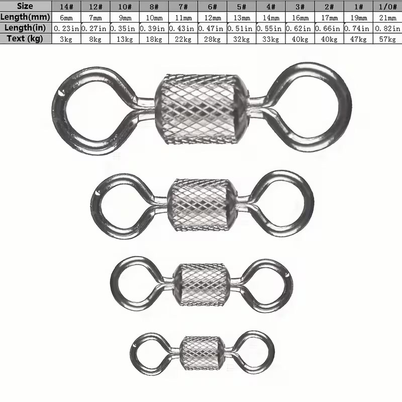 100PCS Fishing Swivels Ball Be - Fishing Equipment Cheap ulasan dan harga