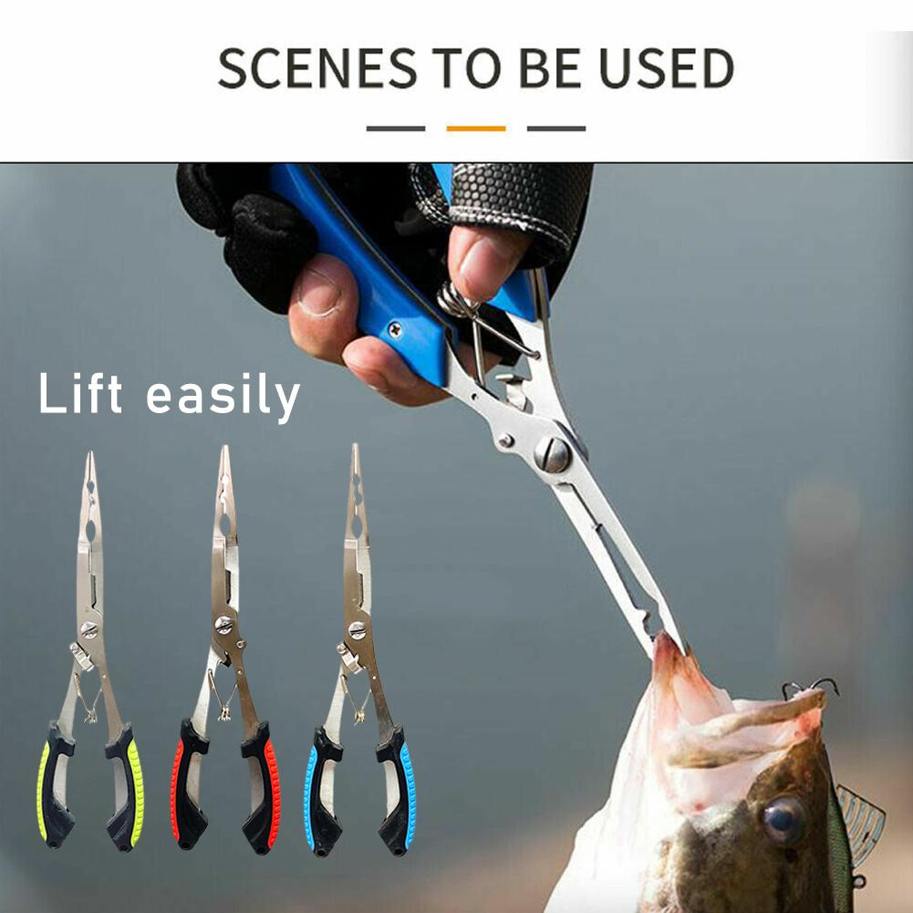 Fishing Pliers Long Nose Stain - Fishing Equipment Cheap ulasan dan harga