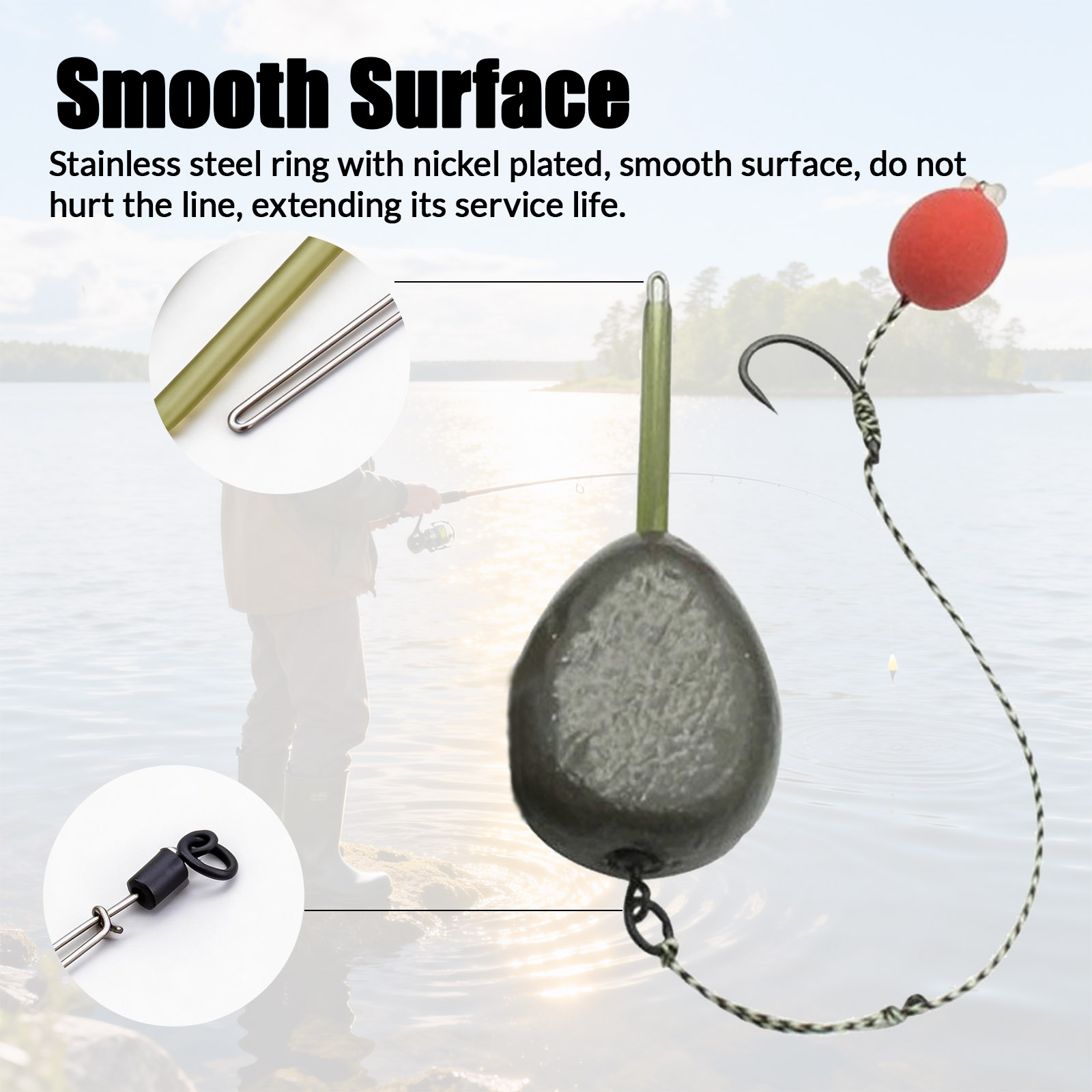 9KM PVA Bag Stems For Carp Fis - Ice Fishing Tip Up ulasan dan harga