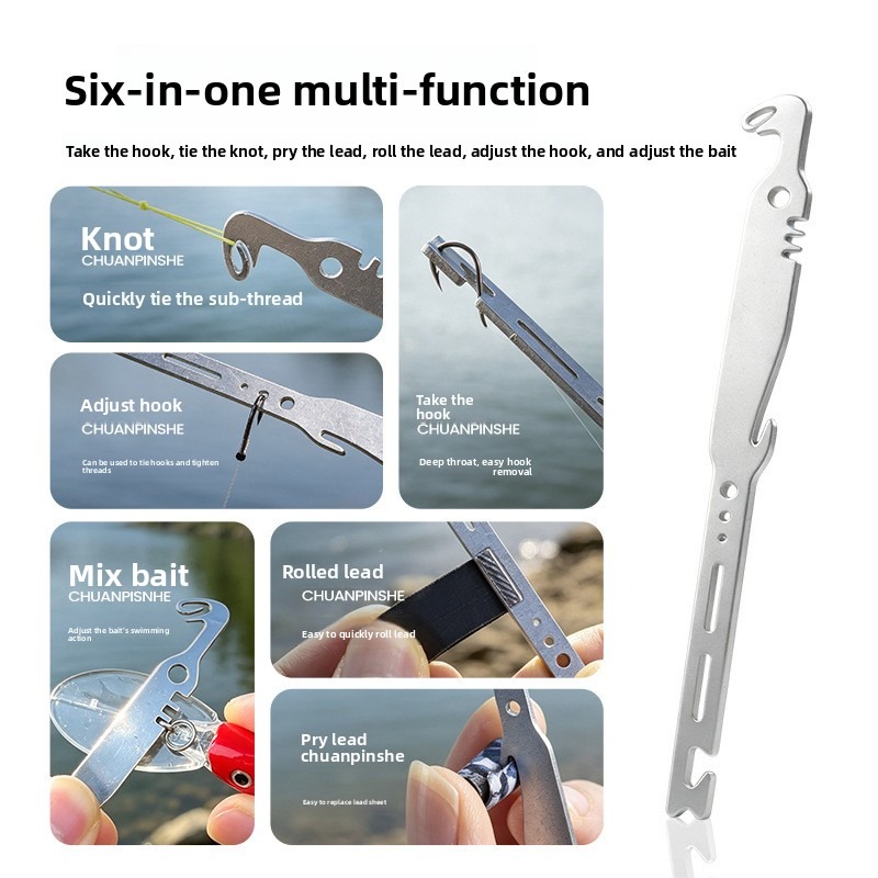 QAJTAO 4 Pieces 6-in-1 Stainle - Fishing Equipment Price ulasan dan harga
